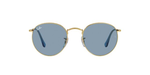 RAY-BAN RB3447 001/56 Round metal